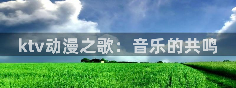 肉里番动漫：ktv动漫之歌：音乐的共鸣